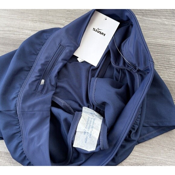 Nike Navy Swim Shorts Size M NWT Pocket - Picture 3 of 5